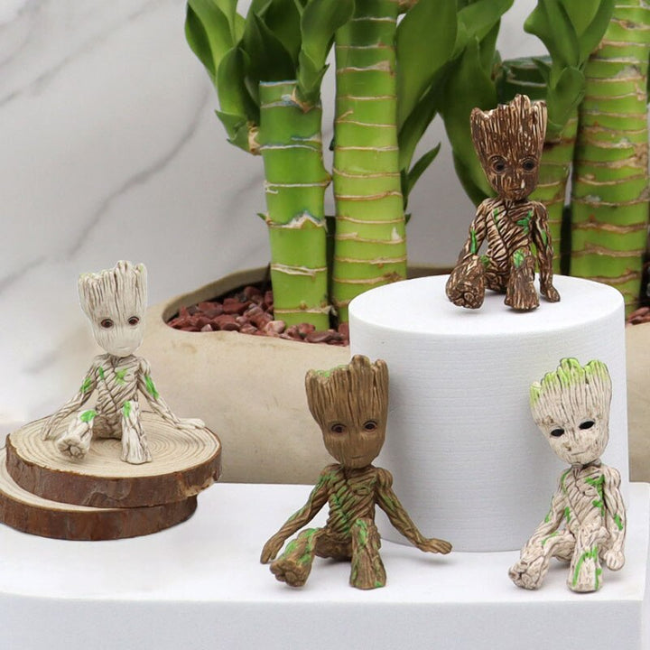 Skanto | Cartoon Stor Miniature Figur: Lekfull Kontor Dekorasjon