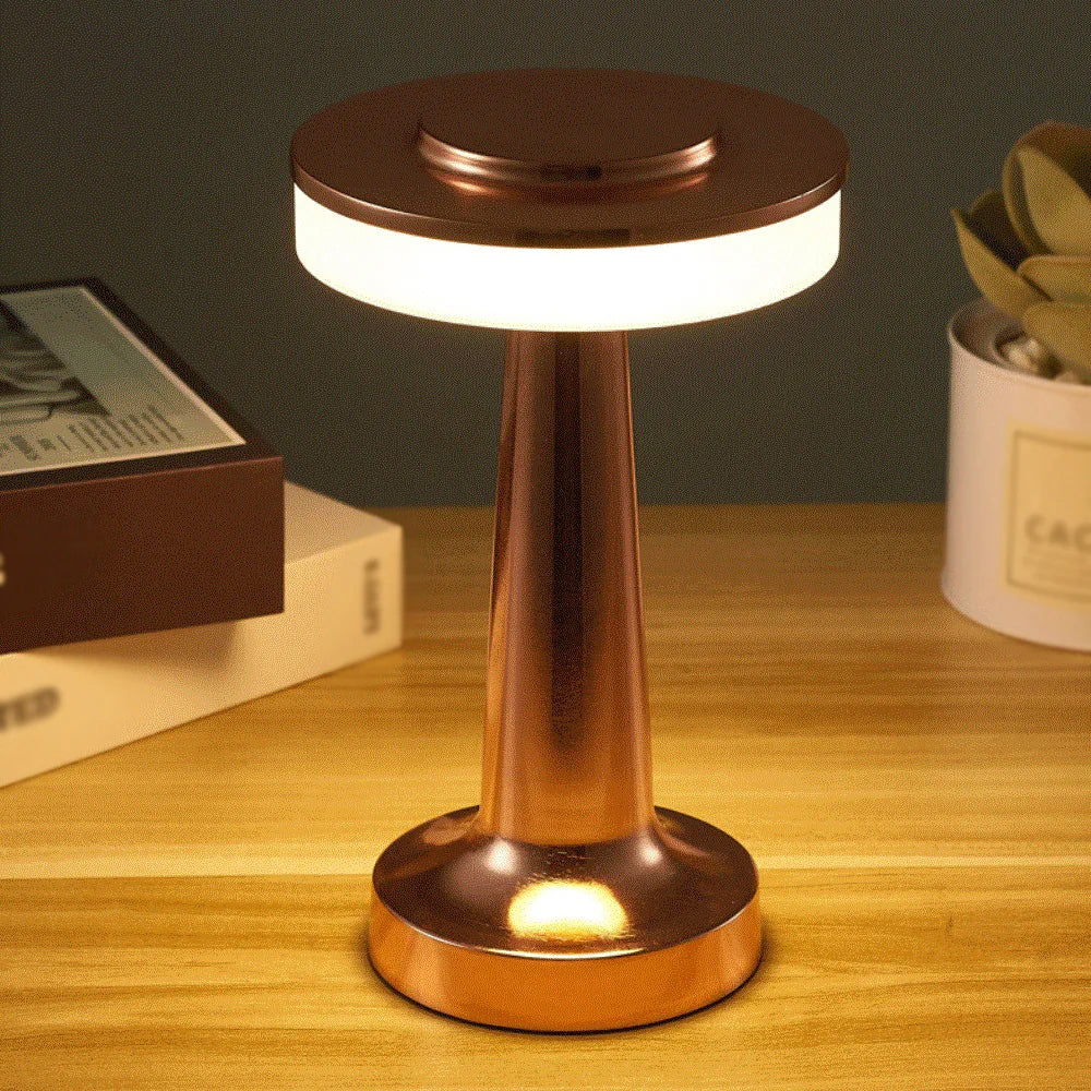 Skanto | Retro LED Bordlampe USB Oppladbar Uendelig Dimmbar Nattlys Campinglys Egnet For Barlampe Soverom Miljølys