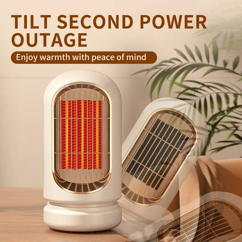 Skanto | AuroHeat Smart Heater | Intelligent Ceramic Heater | 2-sekunders Rask Heating | Konstant Temperatur & Energisparing