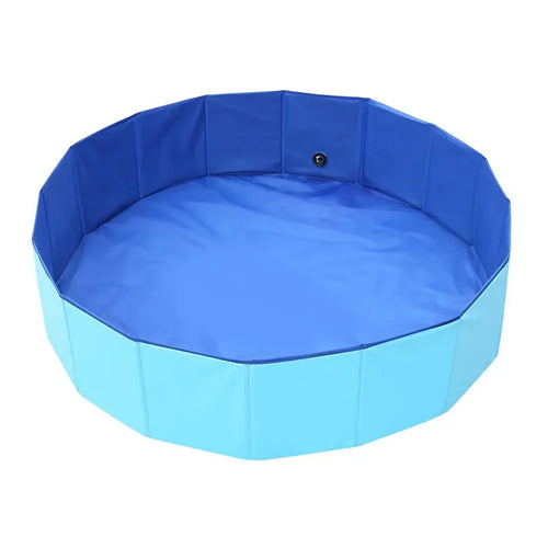 Sammenleggbar PVC hundepool med dreneringsventil Skanto