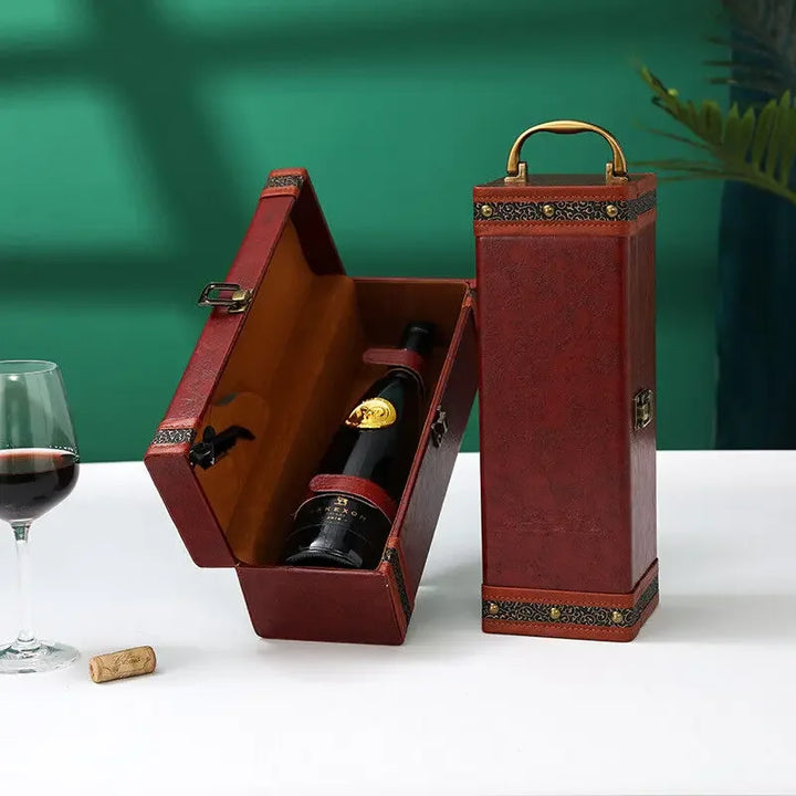 Skanto | Luksus Vin Kasse - Stilige Oppbevaring for Vin og Tilbehør