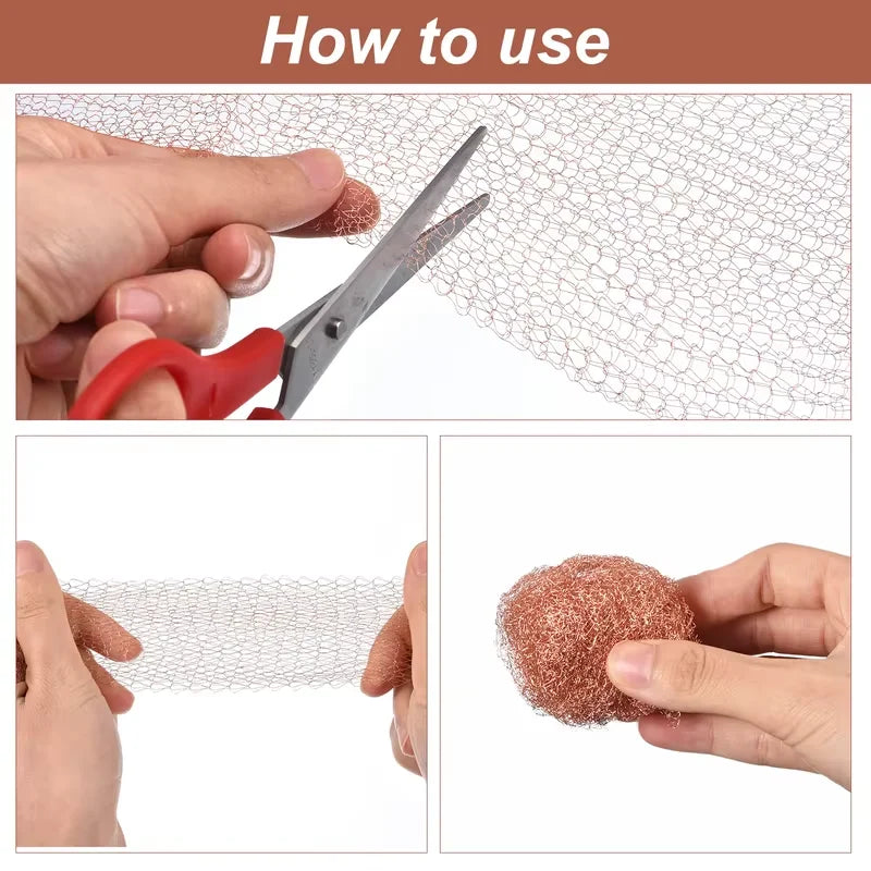 Norvo | Snailgard Kobber Sneglegjerde Nett Tape | Beskyttelse mot Snegler i Bedet & Hage | Ulike Lengder | Rusterfritt & Værbestandig