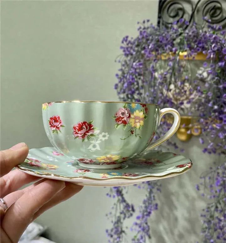 Skanto | Elegant Bone China Porcelain Coffee Cup - Luksuriøs og Unik Design