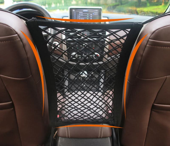 Sicherheitsnetz für Auto mit Staurum für Haustiere
