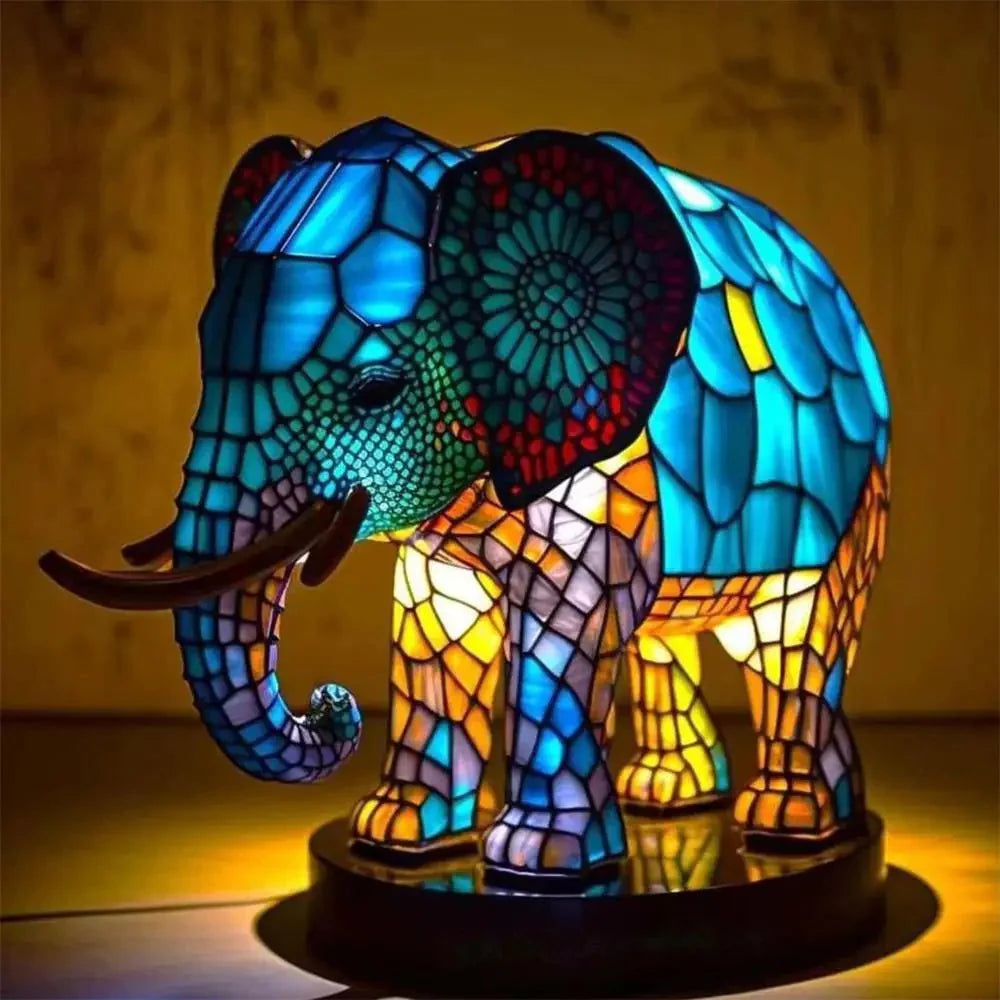 Skanto | MosaicCritter - 3D dyrelampe - Multicolor tårer - Retro design