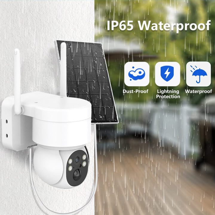 Skanto | Utendørs WiFi solenergidrevet sikkerhets-IP-kamera