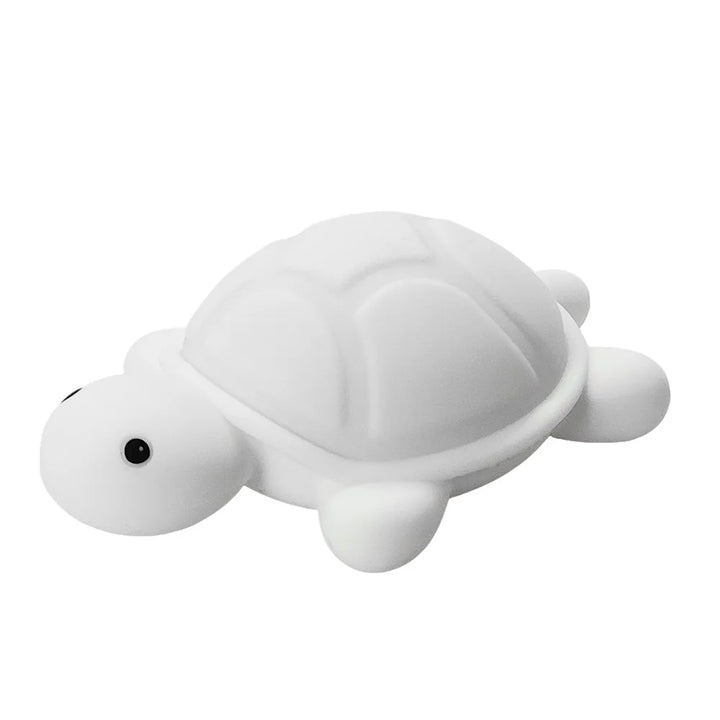Skanto | ShellGlow LED Nattlampe | Sjekk Skilpadde | Myk Silikon | Fargeforandring & Varmt Lys | USB-C Oppladbar | 10.2 × 15.8 × 6.1 cm