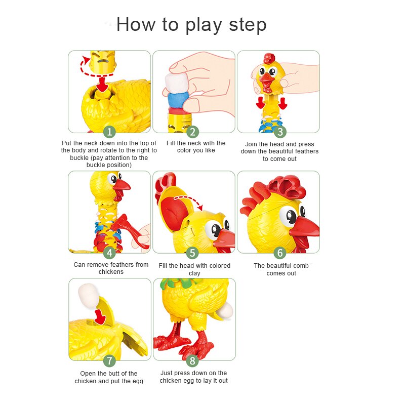 Skanto | Fargerik DIY Tull Feathered Kyllingleke