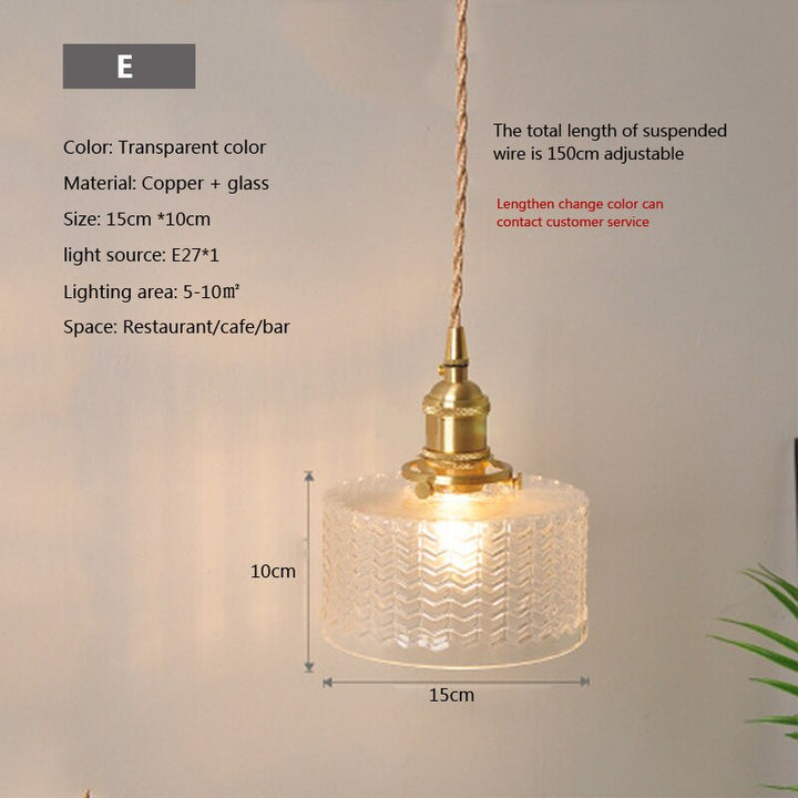 Skanto | Nordisk Brilliance Gjennomsiktig Glass Pendellampe