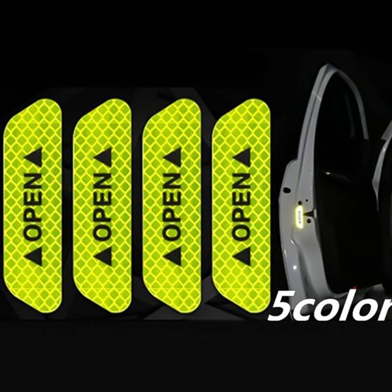 Norvo | 4PCS Bylys Reflekterende Varselklistermerker