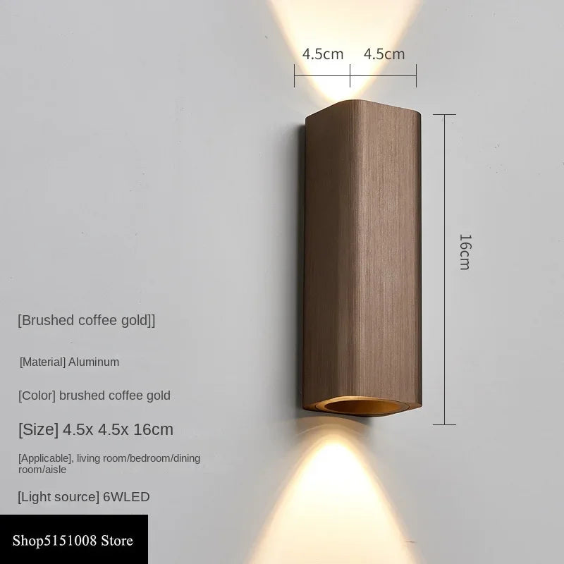 LumiGlow - Stillegående LED Vegglampe med Varme og Kjølige Lys | Skanto