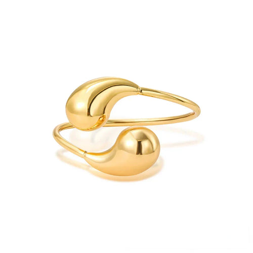 Skanto | Bold Vanndråpe Bangle Armbånd
