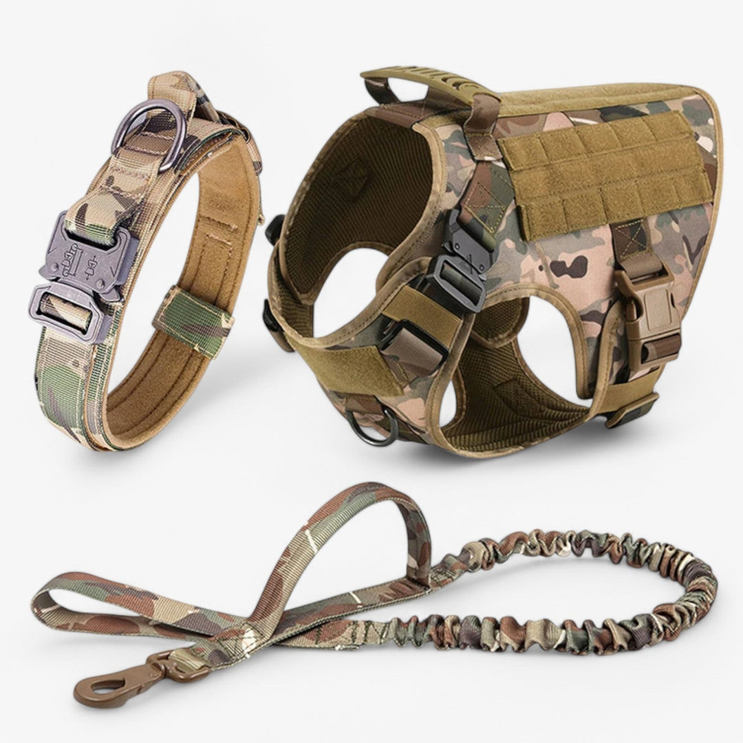 Skanto | KrachtGrip Hundesele – Justerbar Taktisk Sele for Trening & Turer