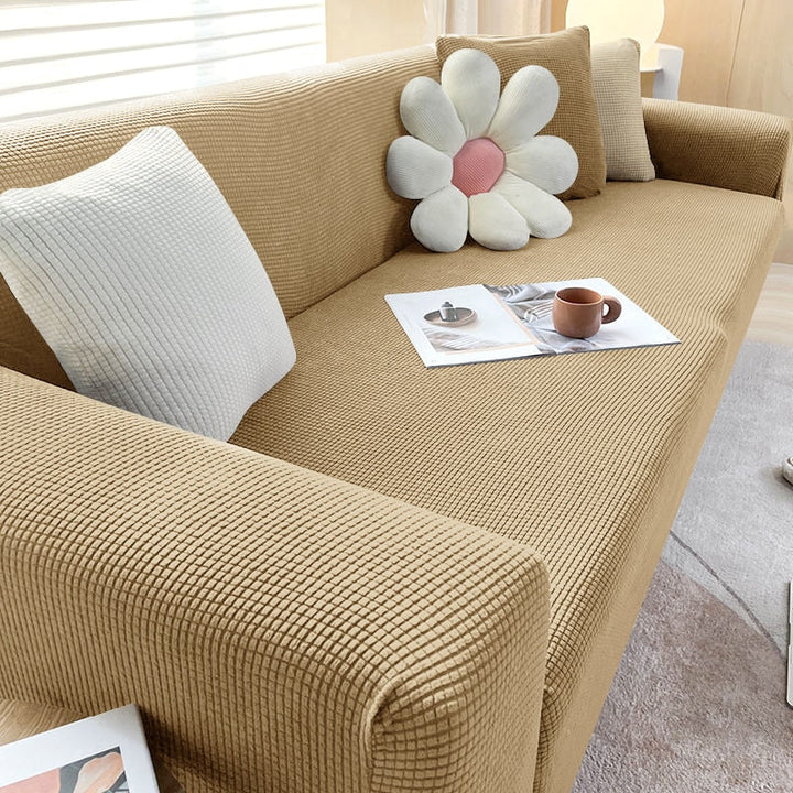 Skanto | FlexiCover Elastisk Sofatrekk – Beskyttelsestrekk for Hjørnesofaer og Standard Sofaer