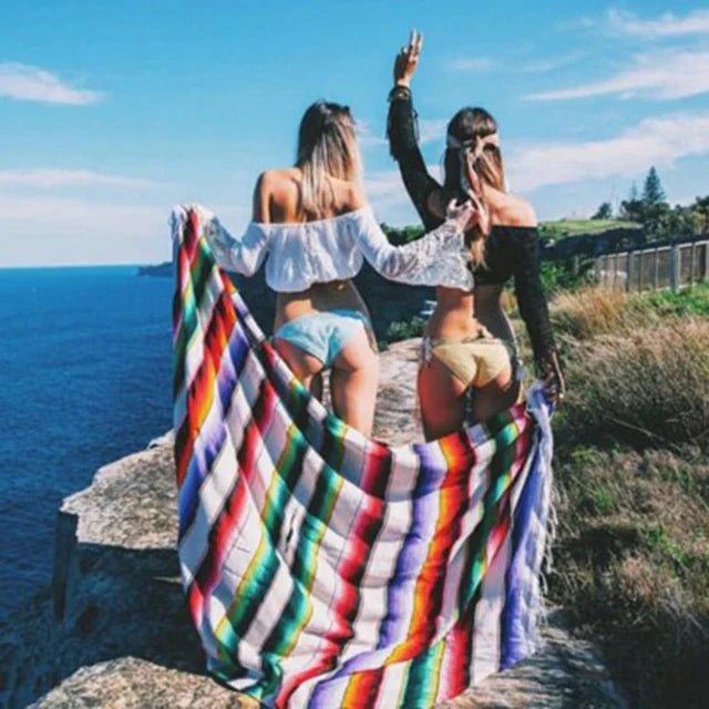 Skanto | Fargerik meksikansk serape-teppe