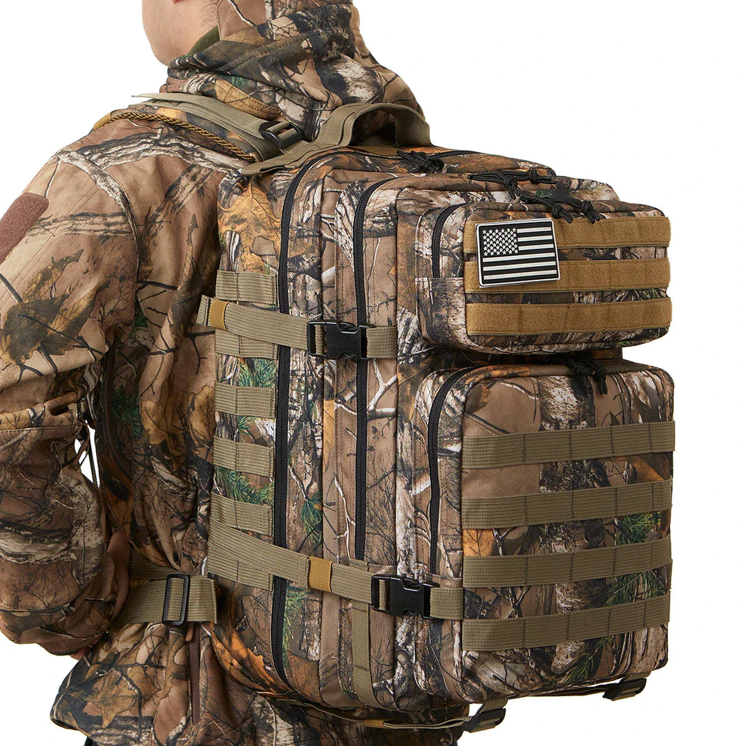 Skanto | Ryggsekk Camo Taktisk 45L Militær Ryggsekk