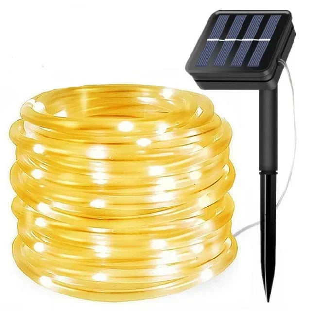 Skanto | LED Solar String Lights - Outdoor Waterproof Lights for Christmas, Garden, Lawn, Trees, Fence and Path Decor