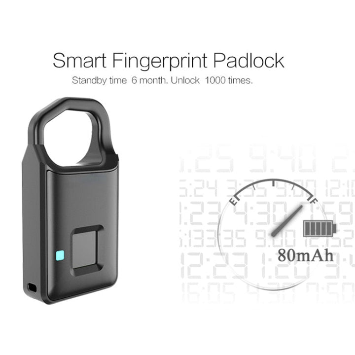 Skanto | Touch Guard Smart Fingeravtrykk Vannavstøtende Sikker Lås