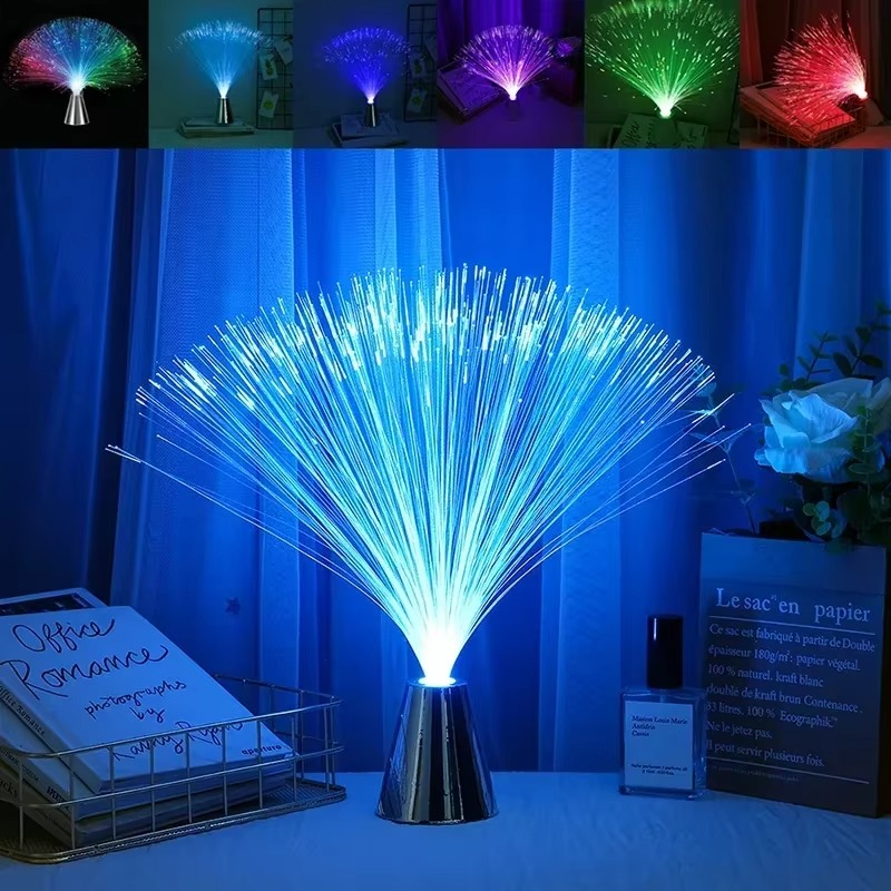 Skanto | Flerfarget LED Fiber Optisk Stjernelys Lampe