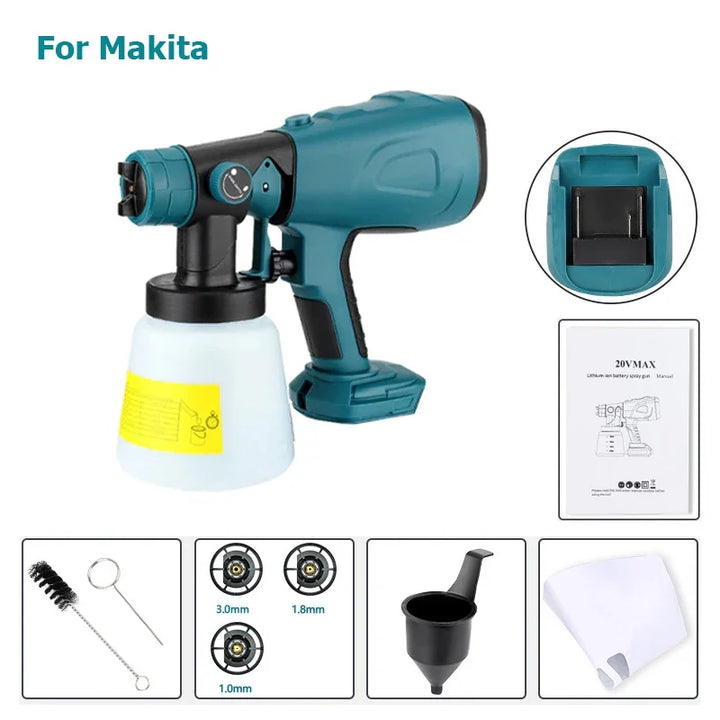 Skanto | Profinish - Sprøytepistol for Makita/Bosch/Dewalt/Milwaukee/Ryobi