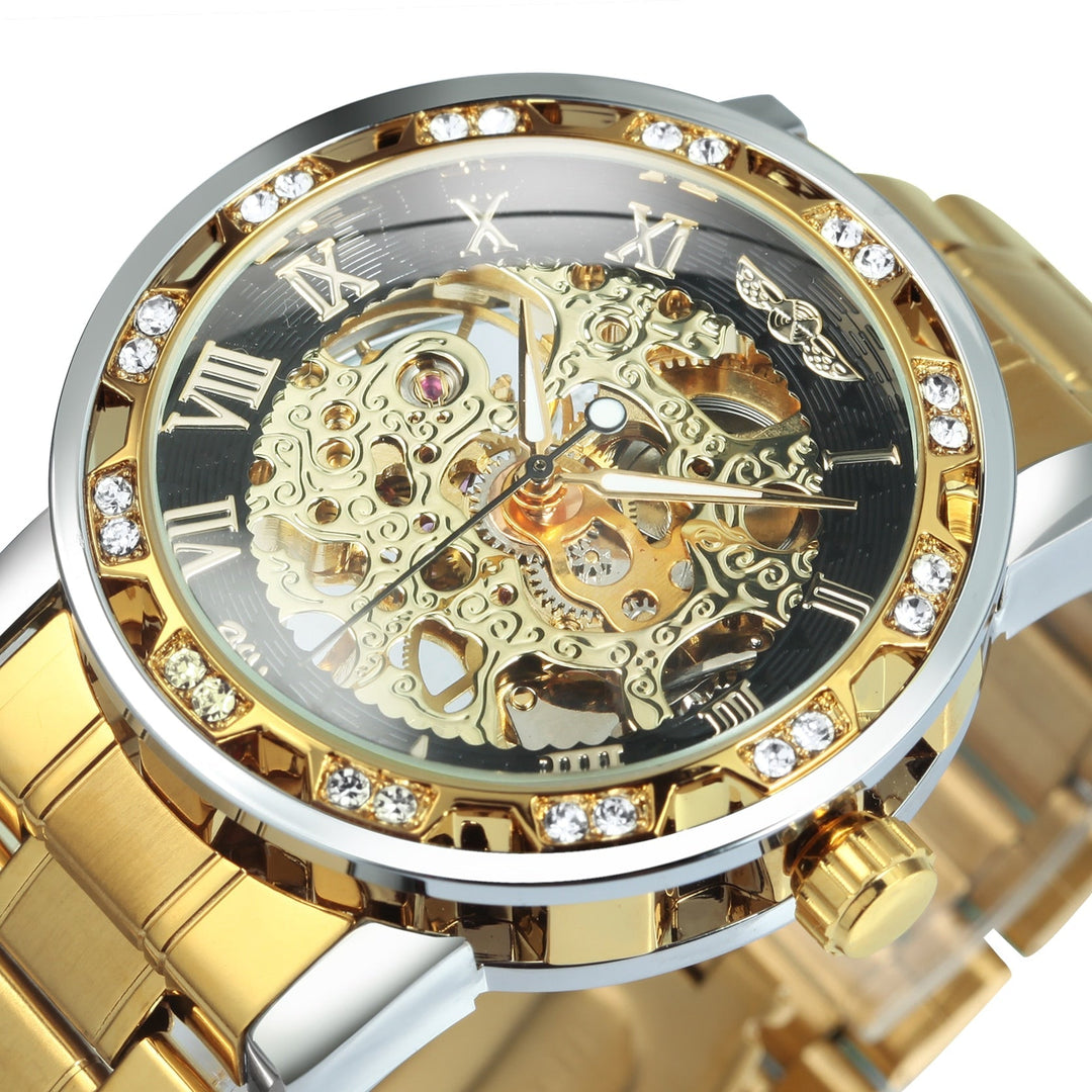 Skanto | Luminous Mechanical Titan Skeleton Watch