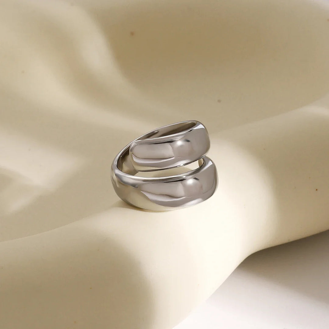 Skanto | 18k Moderne Innviket Bred Ring