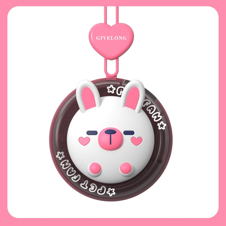 Cartoon Animal Mini Kids Neck Fan | Skanto