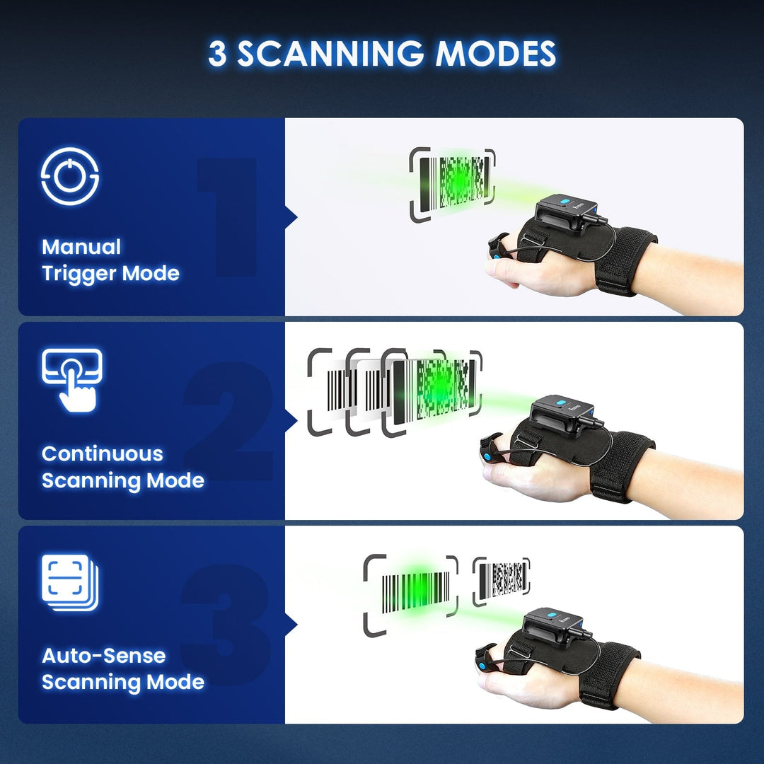 Skanto | Smart Scan Bluetooth Strekkodeskanner Hanske