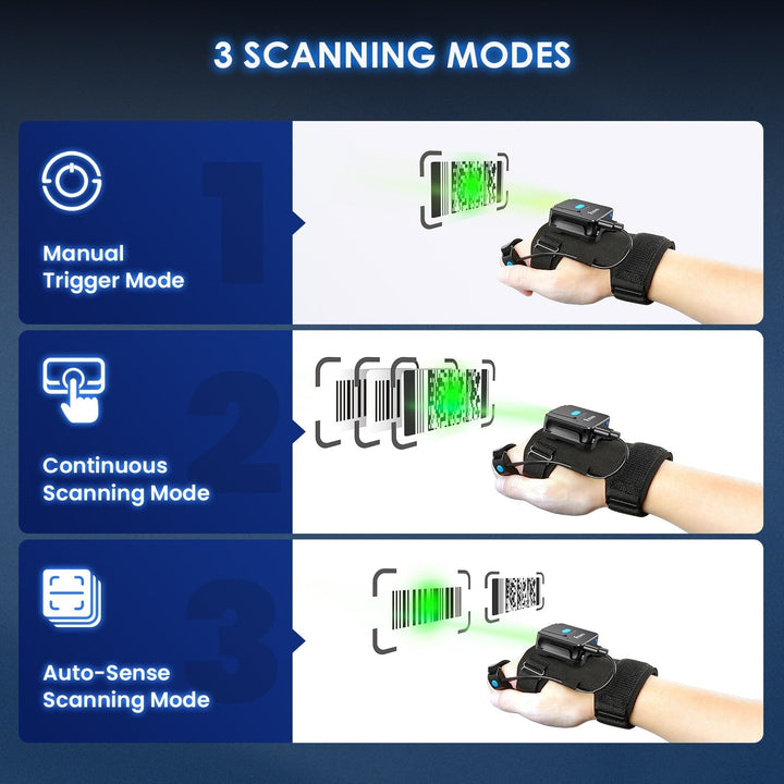Skanto | Smart Scan Bluetooth Strekkodeskanner Hanske