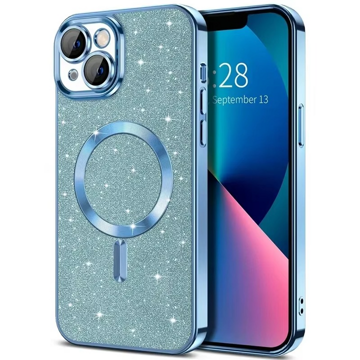 Skanto | Glitrende elektroplate etui med MagSafe for iPhone