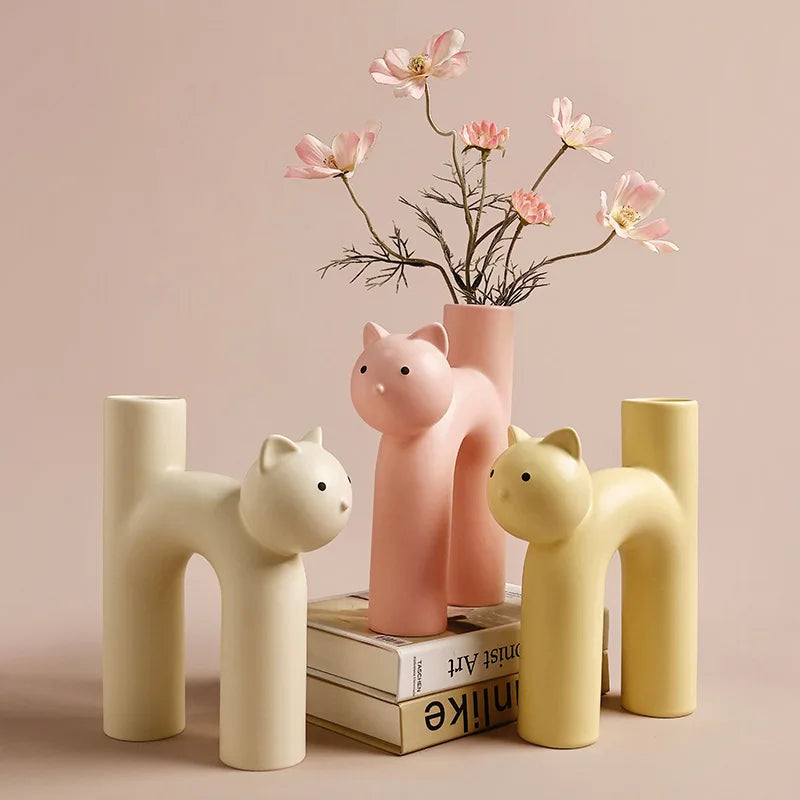 Skanto | Mini Katt Elegant Minimal H-form Blomster vase