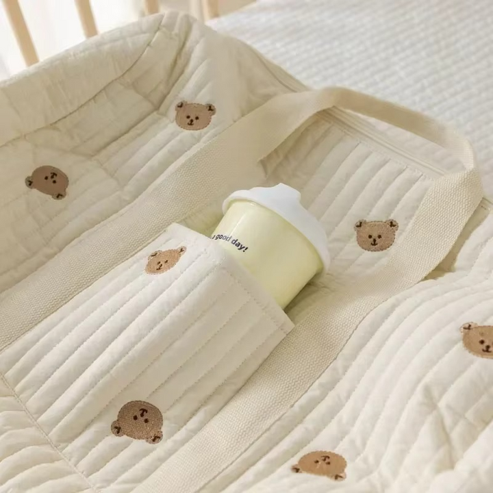 Skanto | Allsidig Mommy Reise Tote - Bleie, Napp, og Essensielle Organiseringsveske