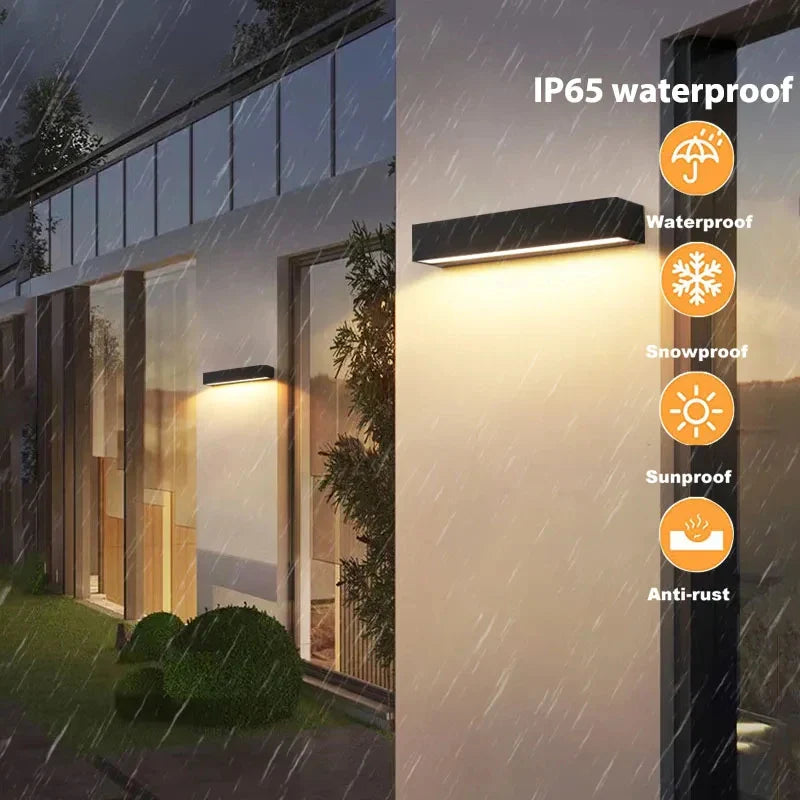 Norvo | LUMAVIA SolarGlow Solhagedelampe LED | Vanntett & Super Lys | Husnummerbelysning | For Balkong, Vegg & Inngang