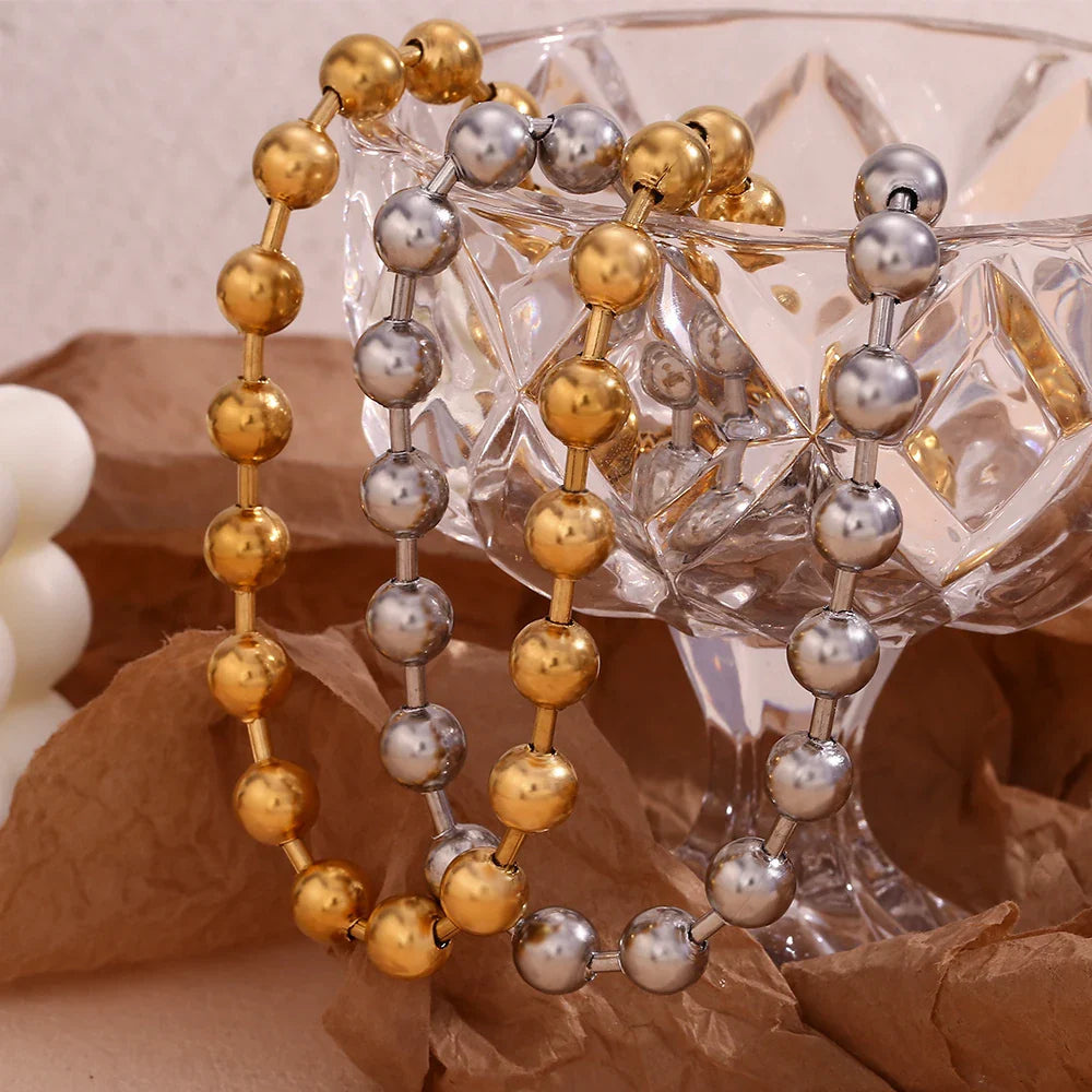 Skanto | 18k Klassisk Chunky Perlekjede