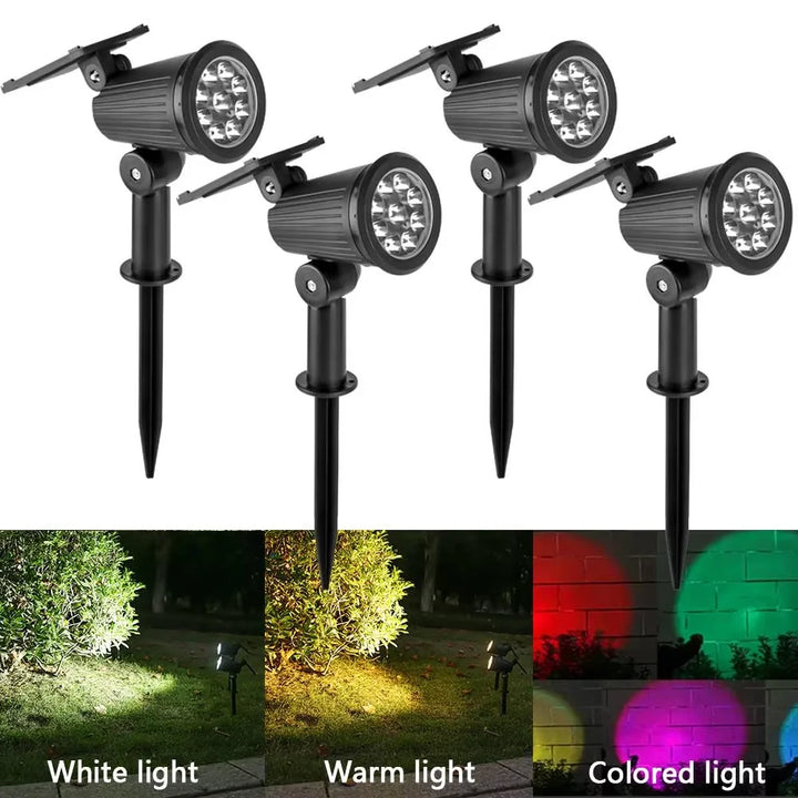 Solar LED Hage Spotlight Utendørs | Skanto