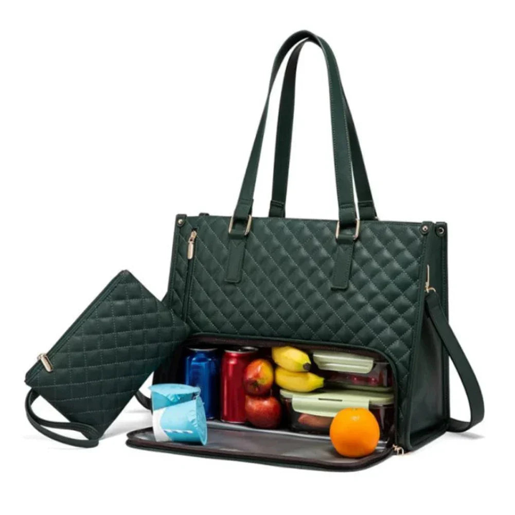 Skanto | 2-i-1 Laptop Bag med Isolert Lunsjrom