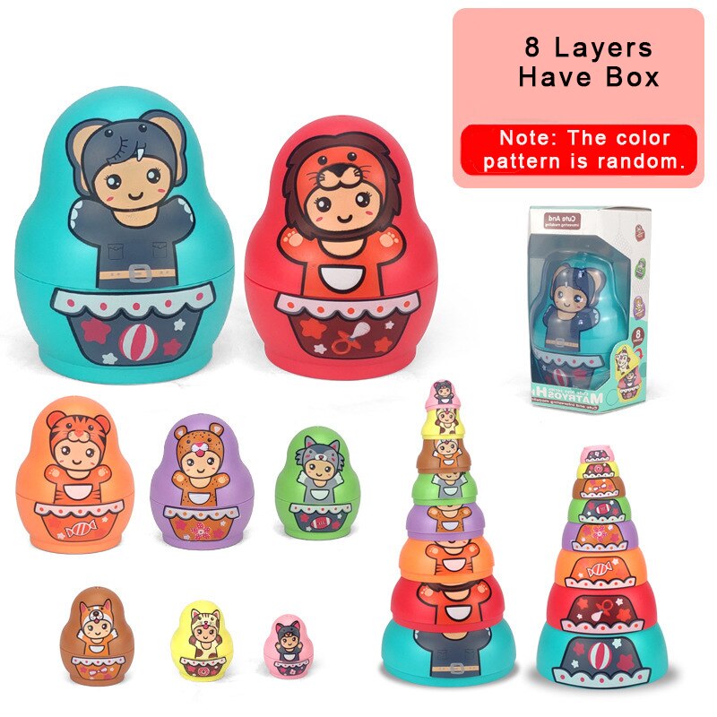 Skanto | Utdannende Fargerike Barn Matryoshka Dukker
