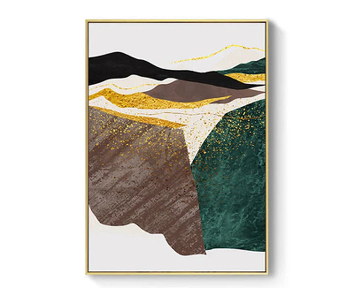 Abstract Mountain Landscape Wall Art Fine Art Canvas Prints Pictures For Modern Apartment Living Room Bedroom Hotel Room Art Decor | Skanto