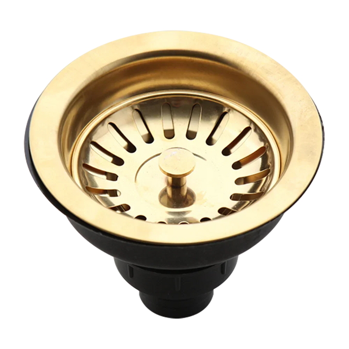 AquaGuard Rustfritt Stål Vaskestrainer med Luktfilter – Pop-Up Stopper & Anti-Blocking Kurv Skanto