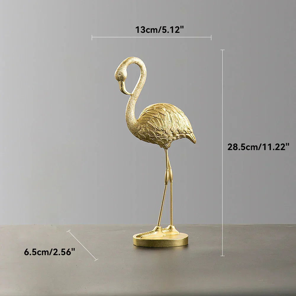 Flamora dekorativ flamingo figur – Eleganse og unik karakter for hjemmet Skanto