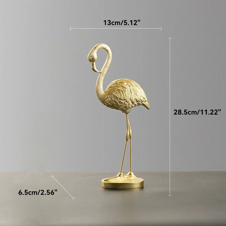 Flamora dekorativ flamingo figur – Eleganse og unik karakter for hjemmet Skanto