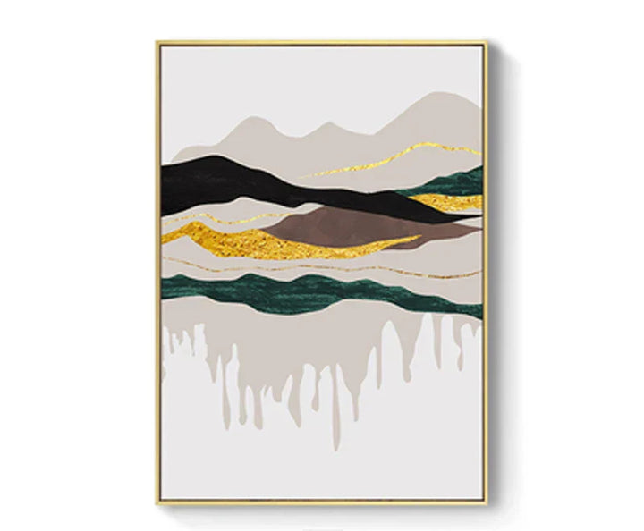 Abstract Mountain Landscape Wall Art Fine Art Canvas Prints Pictures For Modern Apartment Living Room Bedroom Hotel Room Art Decor | Skanto