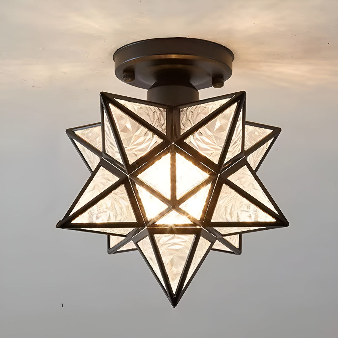HaloStar Light – Elegant LED-stjernelampe for taket