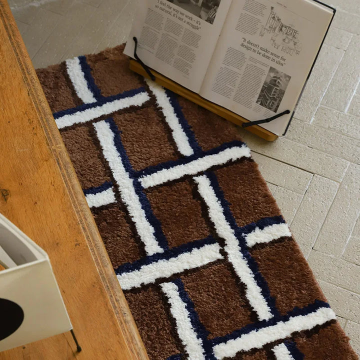 illustrative Grid Rug | Skanto