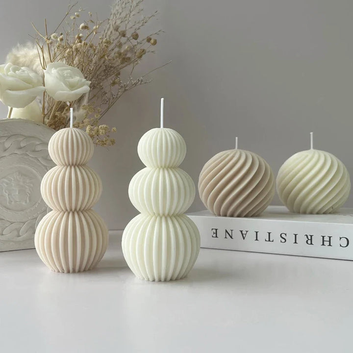 Skanto | Kreativ Geometrisk Duftlys Golfball Design Dekorasjon