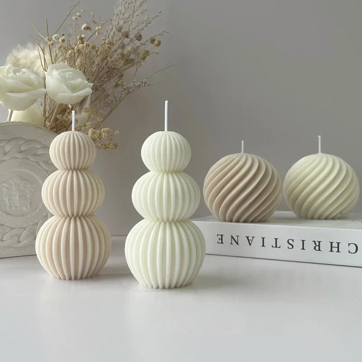 Skanto | Kreativ Geometrisk Duftlys Golfball Design Dekorasjon
