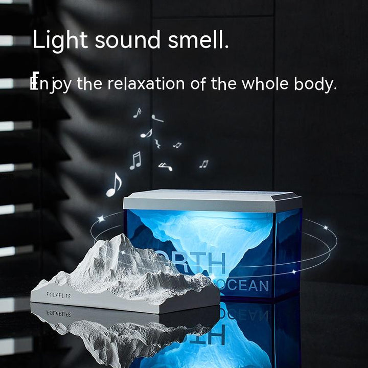 Skanto | Iceberg Aromaterapi Bluetooth Høyttaler Nattlampe
