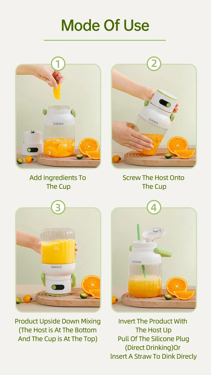 Skanto | Oppladbar Bærbar Juicer