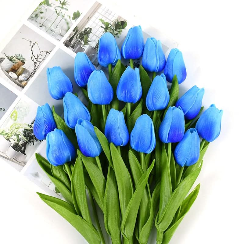 Künstlicher Tulpenstrauß mit realistisk wirkenden Blüten