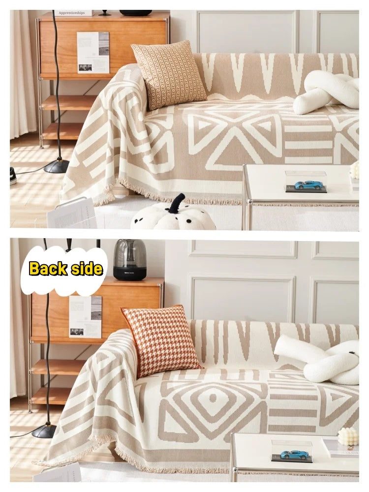 Skanto | Sofa Håndkle Med Frynser